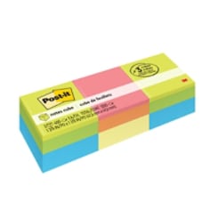 Post-it® Notes Cube, Blue and Green, 76 mm x 76 mm, 450 Sheets/Pad