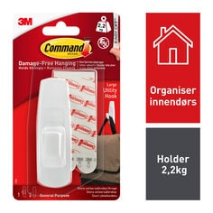 Command™ Utility Hooks  Large 17003 1HK+2S/PK - NO