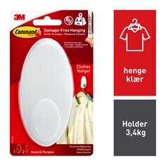 Command™ Clothes Hanger 17019 1HK+2S/PK - NO