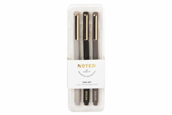 Post-it 3 Pack Pens NTD-PEN3-GRY