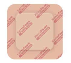 KERRAFOAM™ Gentle Border Dressing, Anywhere Square application, product image