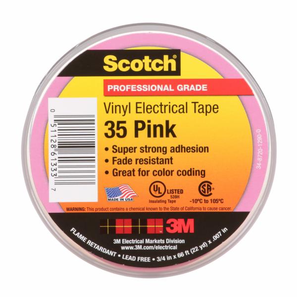 Scotch Vinyl Color Coding Electrical Tape 35