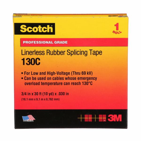 Scotch Linerless Rubber Splicing Tape 130C