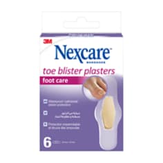 Nexcare™ Toe Blister Plasters Foot Care, 26 mm x 70 mm, 6/Pack - CFIP