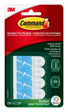 3M Command Refill Strips 9-Pack - Clear Adhesive Strips For Damage-Free Hanging