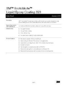 3M(TM) Scotchkote(TM) 323 Liquid Epoxy Coatings