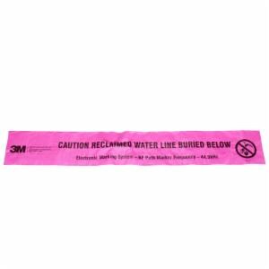 3M™ Electronic Marking System (EMS) Caution Tape 7908, Purple, 6 in, RCWater, 500 ft, 1 Roll/Caseimage