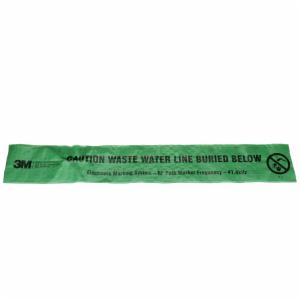 3M™ Electronic Marking System (EMS) Caution Tape 7904, Green, 6 in, WWater, 500 ft, 1 Roll/Caseimage