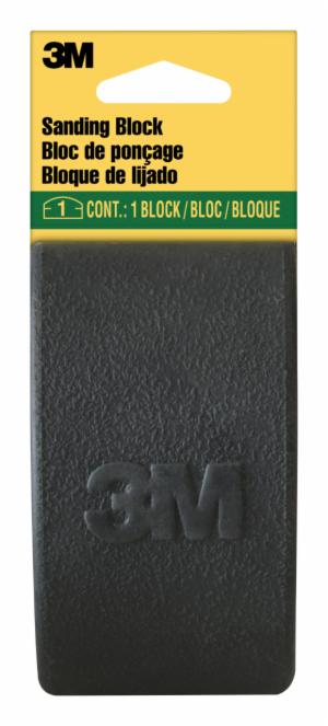3M™ Sanding Block 9292NA-6-CC, Rubber, 2 5/8 in x 4 3/4 in x 1 1/4 in, 6 ea/csimage