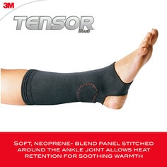 OTC Elastic Ankle Support Compression Sleeve, Unisex Brace