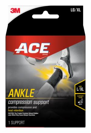 ACE Brand Compression Ankle Sleeve 901002, Large/X-Largeimage
