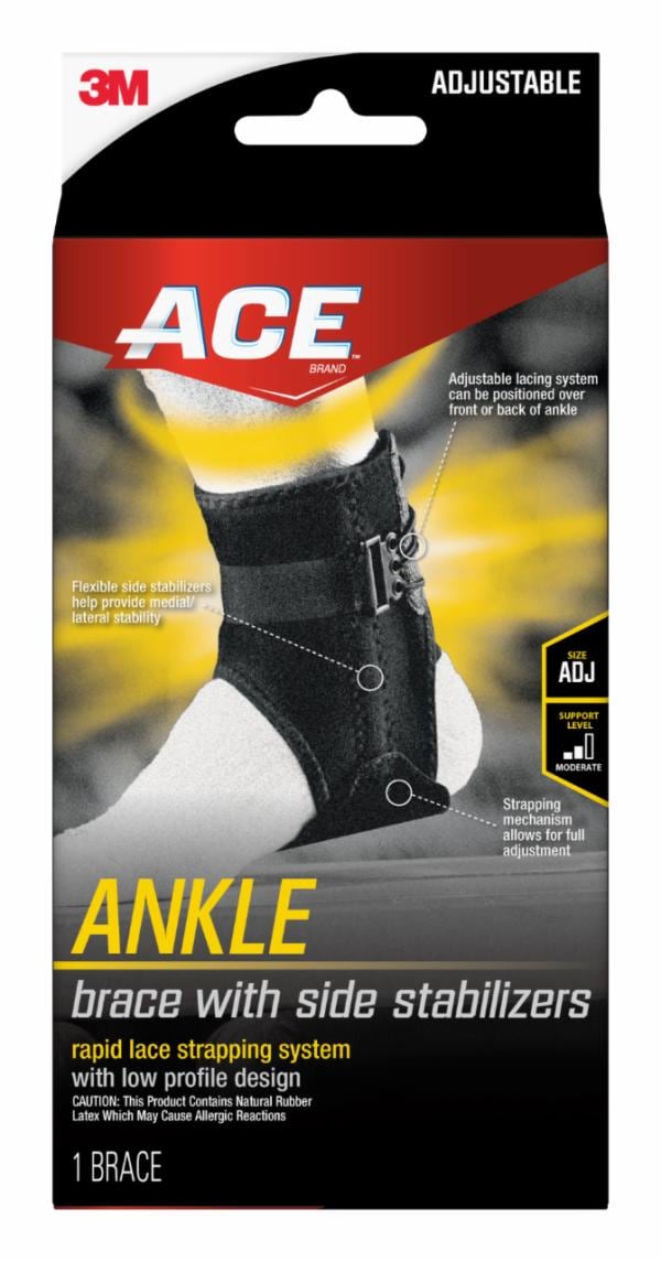 ACE Ankle Support with Side Stabilizers 901007