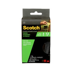 3M Hook and Loop Fastener , Black, 1 in x 5 yd /Mp3527n)