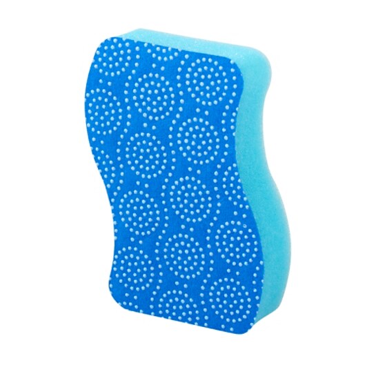 Scotch-Brite™ Scrub Dots Foam SDS-02KB, Blue, 104 mm x 185 mm x 27 mm, 30 each/case