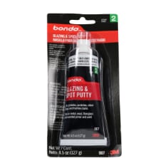 Bondo® Glazing & Spot Putty, 00907, 4.5 oz, 6/Case