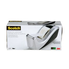 Scotch® Desktop Tape Dispenser C60-ST, Silvertech Two-Tone | 3M Canada