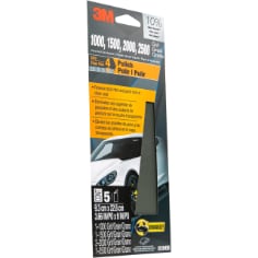 3M™ Wetordry™ Sandpaper, 03006, Assorted Fine Grit Pack, 3 2/3 inch x 9 inch, 20/Case