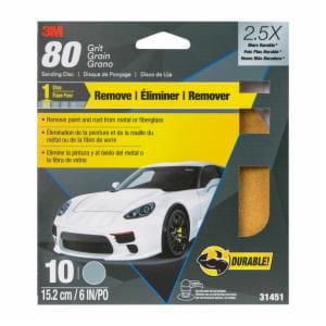 3M™ Sanding Discs with Stikit Attachment 10 Pack, 31451, 6 in, 80 grit, 10 packs per caseimage