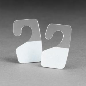 3M™ Hang Tab 1072, Clear, 7/8 in x 1-3/8 in, 500/Caseimage