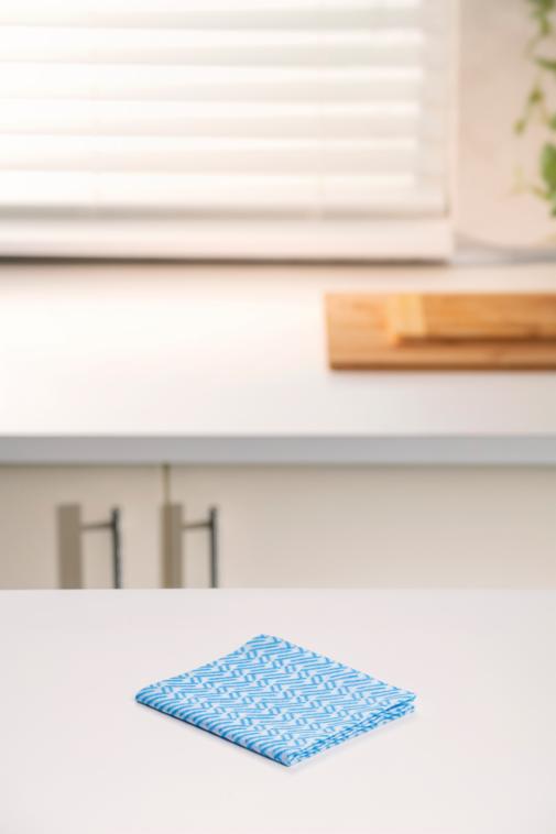 Blue Multi-Use Reusable Cloth Wipes (40 Perforated Cloths Per Roll) (3