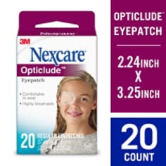 US Nexcare Opticlude Eyepatch, Size Regular, 20 pk