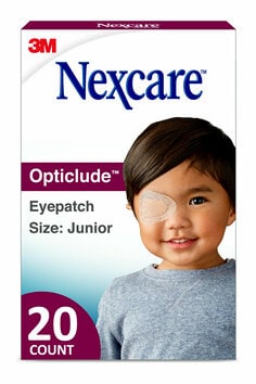 Nexcare Opticlude Eyepatch Size Junior, 20 pk 