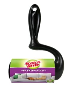 Scotch-Brite Pet Extra Sticky, Spazzola Extra Adesiva per Rimuovere i Peli  Degli Animali Domestici + 4 Ricariche, 240 Fogli Totali