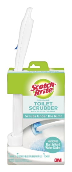 Scotch-Brite(R) Disposable Toilet Scrubber Cleaning System