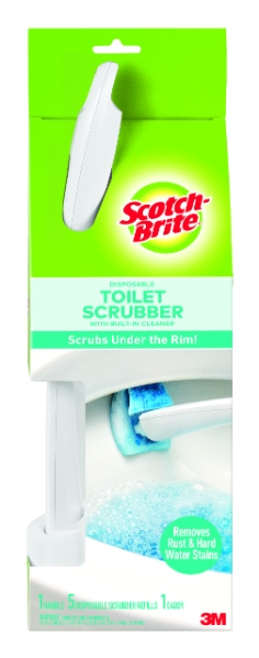 Scotch-Brite(R) Disposable Toilet Scrubber Cleaning System