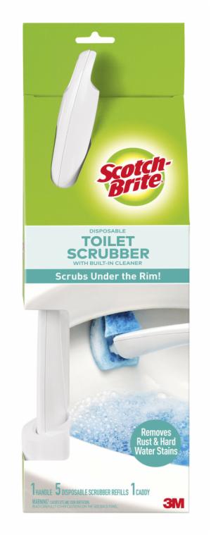 Scotch-Brite Disposable Toilet Scrubber Cleaning System, 558-SK-4NP, 4/1 image Scotch-Brite Disposable Toilet Scrubber Cleaning System, 558-SK-4NP, 4/1image