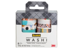 C1017-8-P19 Washi Tape, 8 pack