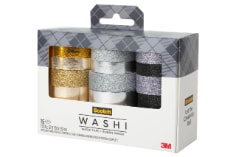 C1017-15-P6 Washi Tape, 15 Rolls/pack