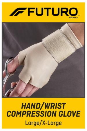 FUTURO Compression Glove, 09187ENR, L/XL image FUTURO Compression Glove, 09187ENR, L/XLimage