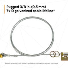 3M™ DBI-SALA® Sayfline™ Cable Horizontal Lifeline System 7602100