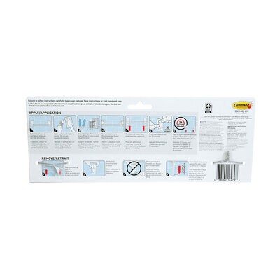 Barre porte-serviette à mains pour la salle de bain BATH42-EF Command(MC)