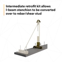 3M™ DBI-SALA® SecuraSpan™ Rebar-Shear Stud HLL Intermediate Retrofit Kit 7400054