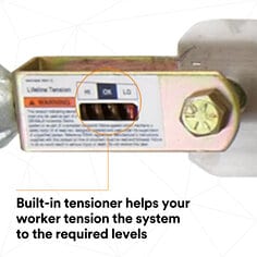 3M™ DBI-SALA® Sayfline™ Cable Horizontal Lifeline System 7602030