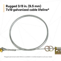 3M™ DBI-SALA® Sayfline™ Cable Horizontal Lifeline System 7602080