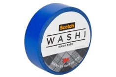 Scotch(R) Washi Tape C314-BLU4, 0.59 in x 393 in (15 mm x 10 m) 