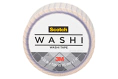 Scotch(R) Washi Tape C314-P158, 0.59 in x 393 in (15 mm x 10 m)