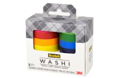 C1017-8-SOL1 Washi Tape, 8 pack