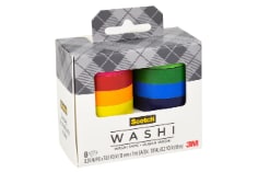 C1017-8-SOL1 Washi Tape, 8 pack