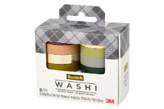 C1017-8-SOL3 Washi Tape, 8 pack