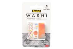 Scotch(R) Washi Tape C1017-3-P36, Multi-pack, Assorted Sizes