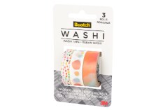 Scotch(R) Washi Tape C1017-3-P36, Multi-pack, Assorted Sizes