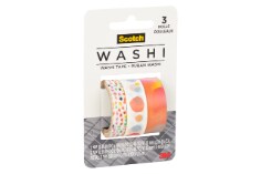 Scotch(R) Washi Tape C1017-3-P36, Multi-pack, Assorted Sizes