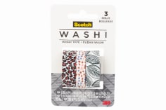 Scotch(R) Washi Tape C1017-3-P37, Multi-pack, Assorted Sizes