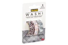 Scotch(R) Washi Tape C1017-3-P37, Multi-pack, Assorted Sizes