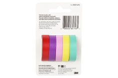 Scotch(R) Washi Tape C1017-5-P2, 0.39 in x 196 in (10 mm x 5 m), 5 Rolls/Pack