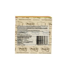 Post-it(R) Notes 675-5LAN, Assorted Bright Colours, 4 in x 4 in